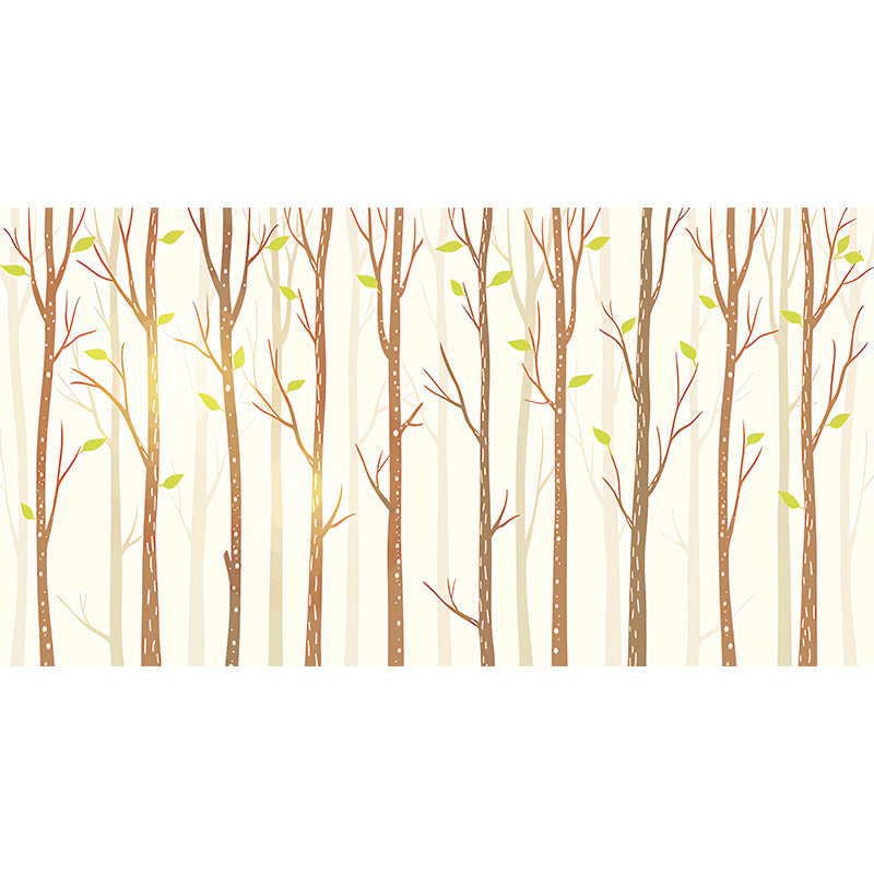 Extra Large Wall Mural Minimalist Unique Wall Covering in Pastel Brown