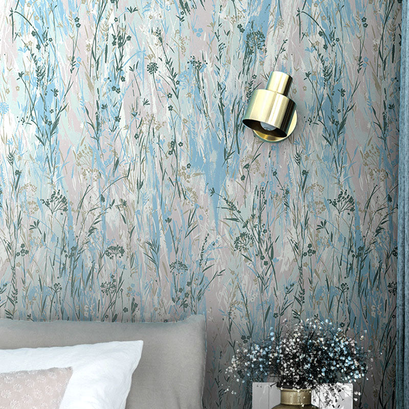 Oil Painting of Flowers Wallpaper Non-Woven Fabric Wall Covering for Living Room Decor, 20.5" x 33'