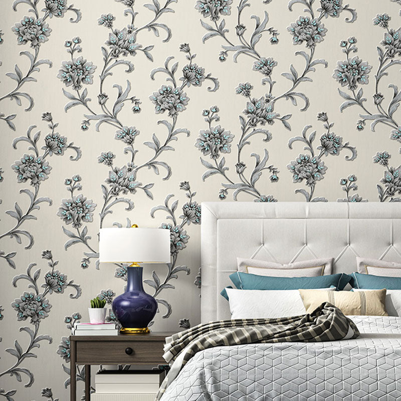 Countryside Embossed Blossoms Wall Art for Accent Wall, 57.1 sq ft. Wall Art in Pastel Color