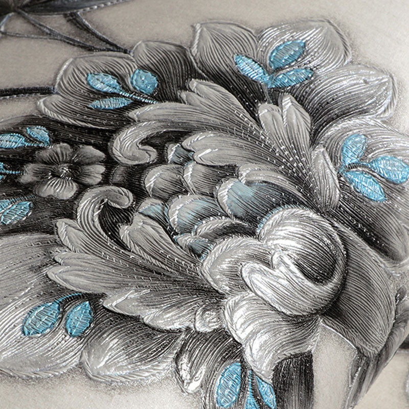 Countryside Embossed Blossoms Wall Art for Accent Wall, 57.1 sq ft. Wall Art in Pastel Color