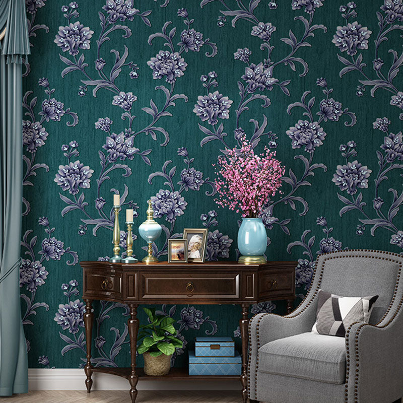 Countryside Embossed Blossoms Wall Art for Accent Wall, 57.1 sq ft. Wall Art in Pastel Color