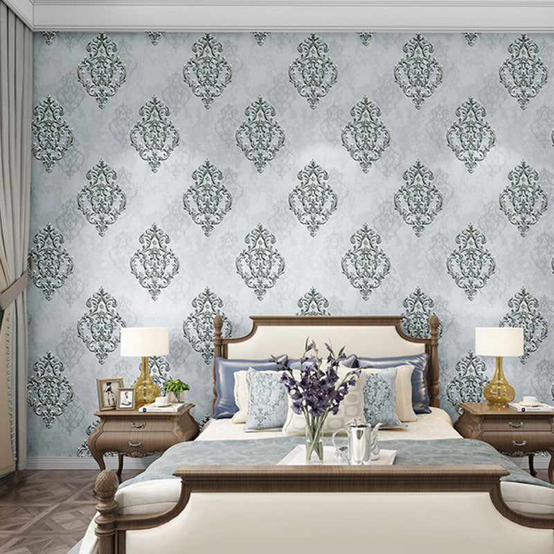 Stain-Resistant Wall Covering Non-Woven Material Classic Wallpaper Roll for Living Room