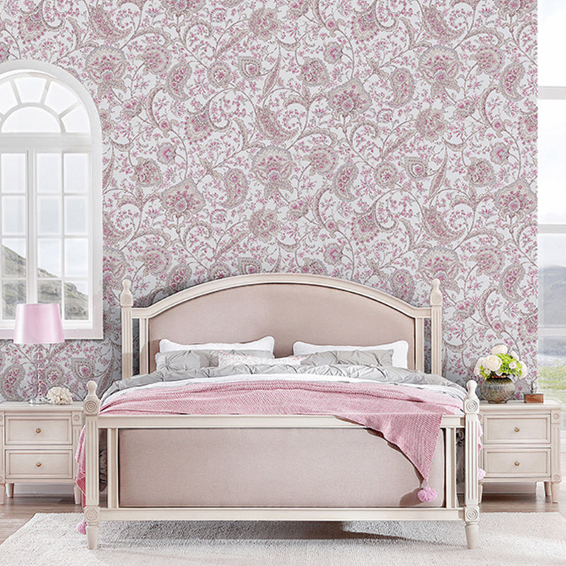 Blossoms Wall Covering Non-Woven Fabric Wallpaper Roll for Accent Wall, 57.1 sq ft., Non-Pasted