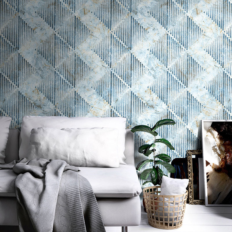Stain-Resistant Color Block Wallpaper 20.5" by 33' Contemporary Wall Art for Accent Wall