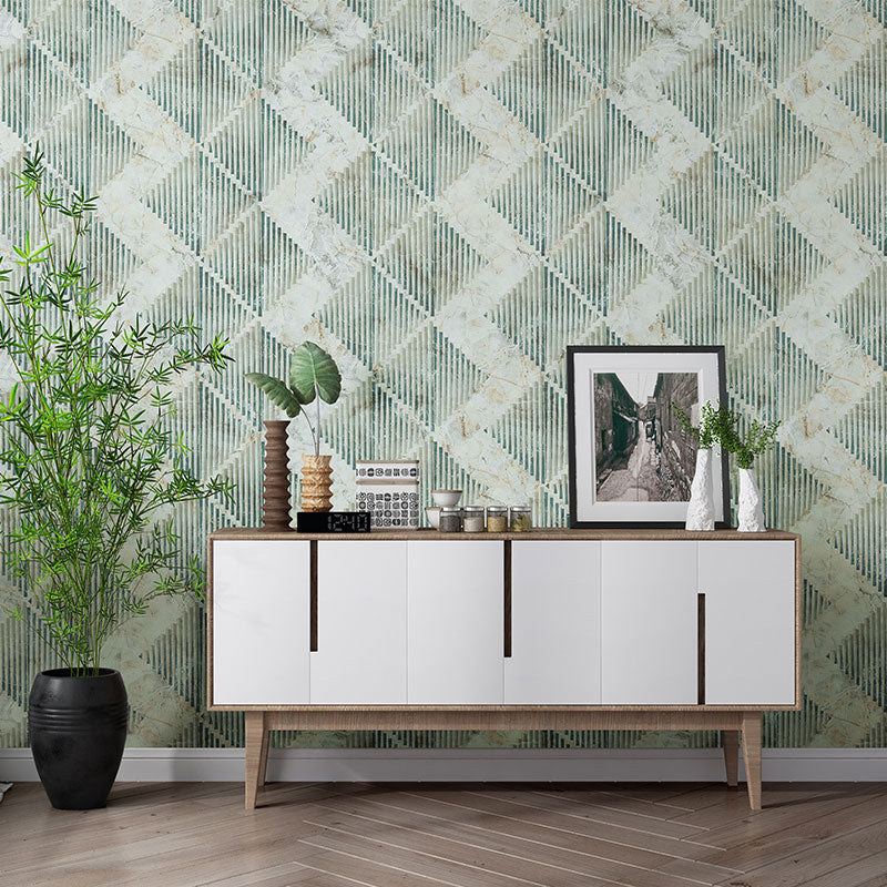 Stain-Resistant Color Block Wallpaper 20.5" by 33' Contemporary Wall Art for Accent Wall