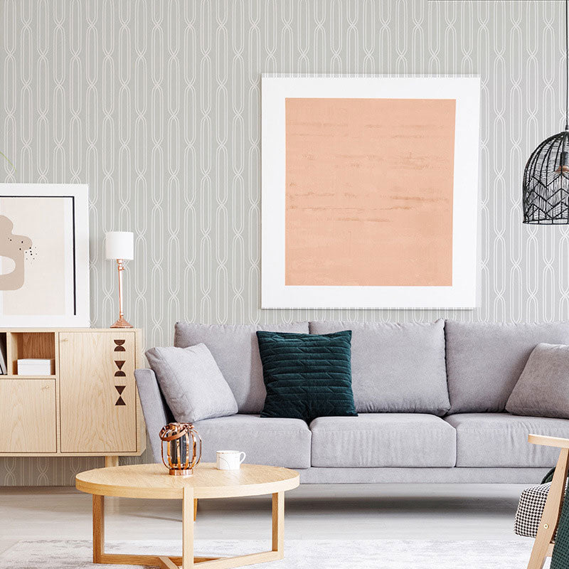 Nordic Extensive Harlequin Wall Decor for Dining Room, 57.1 sq ft. Wallpaper Roll in Pastel Color